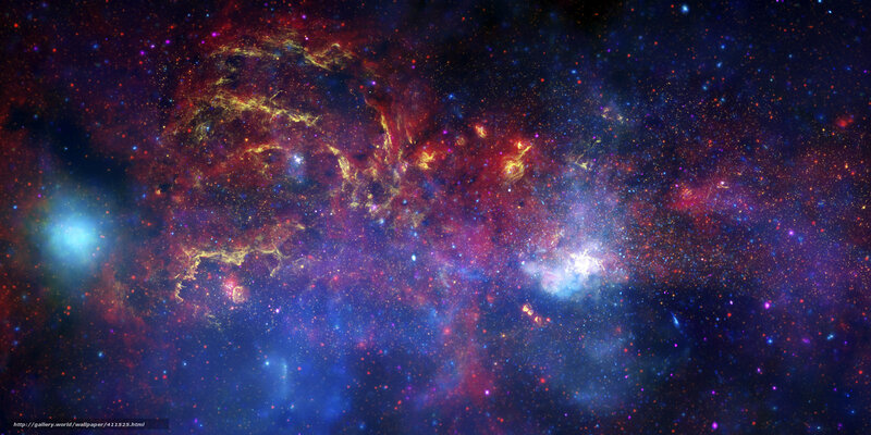 Cosmic Nebula and Stars