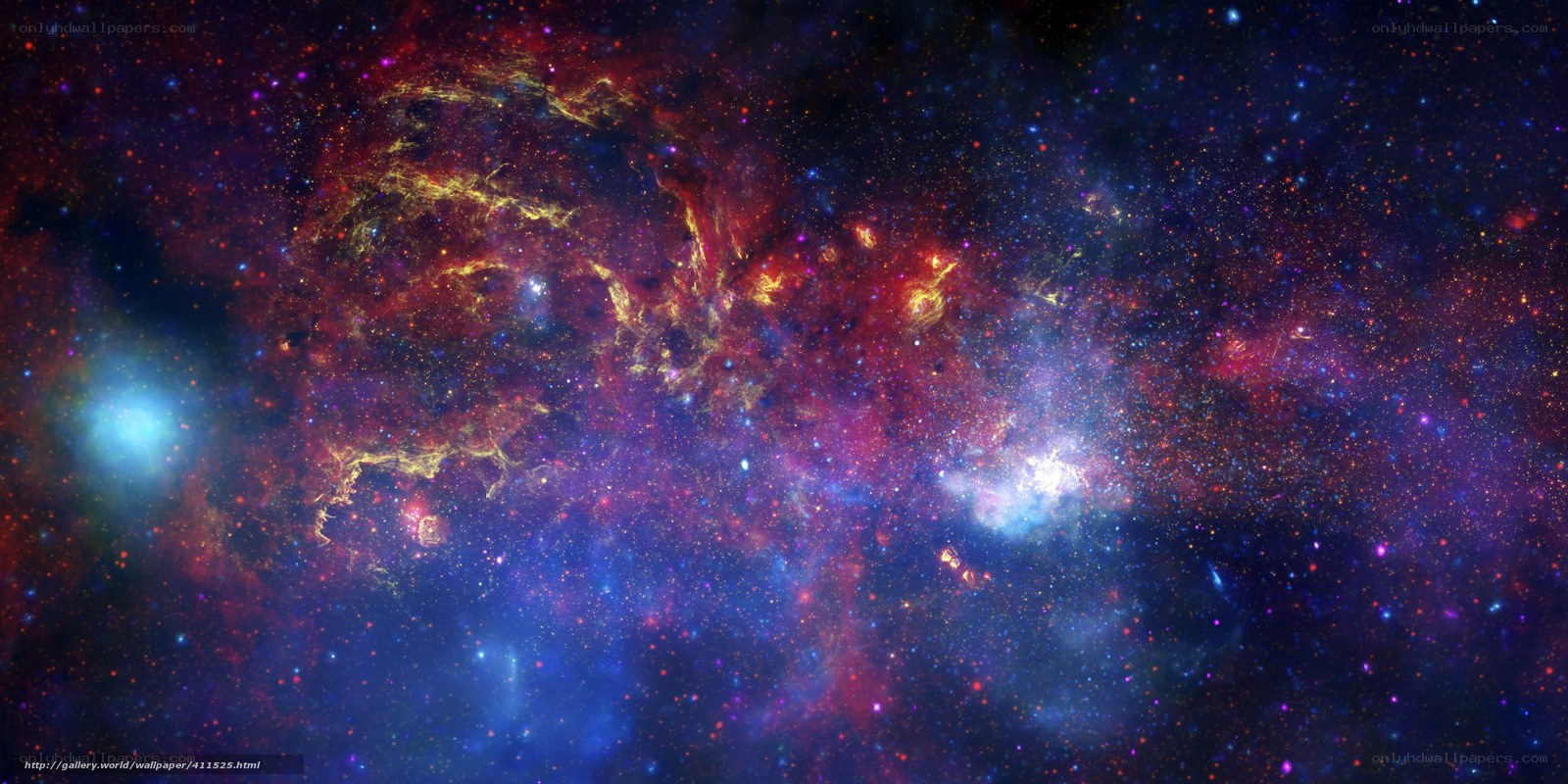 Cosmic Nebula and Stars