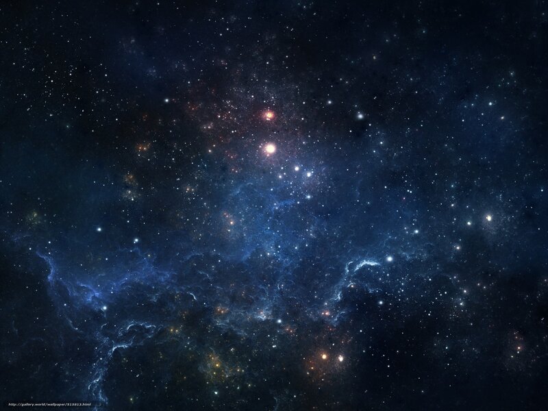 Cosmic Nebula and Stars