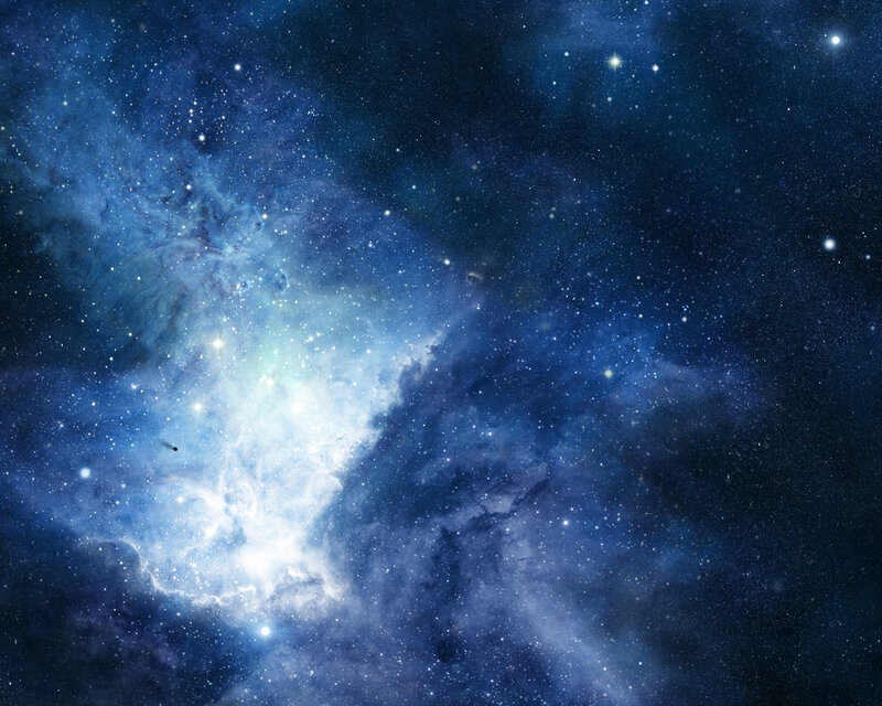 Cosmic Nebula and Stars