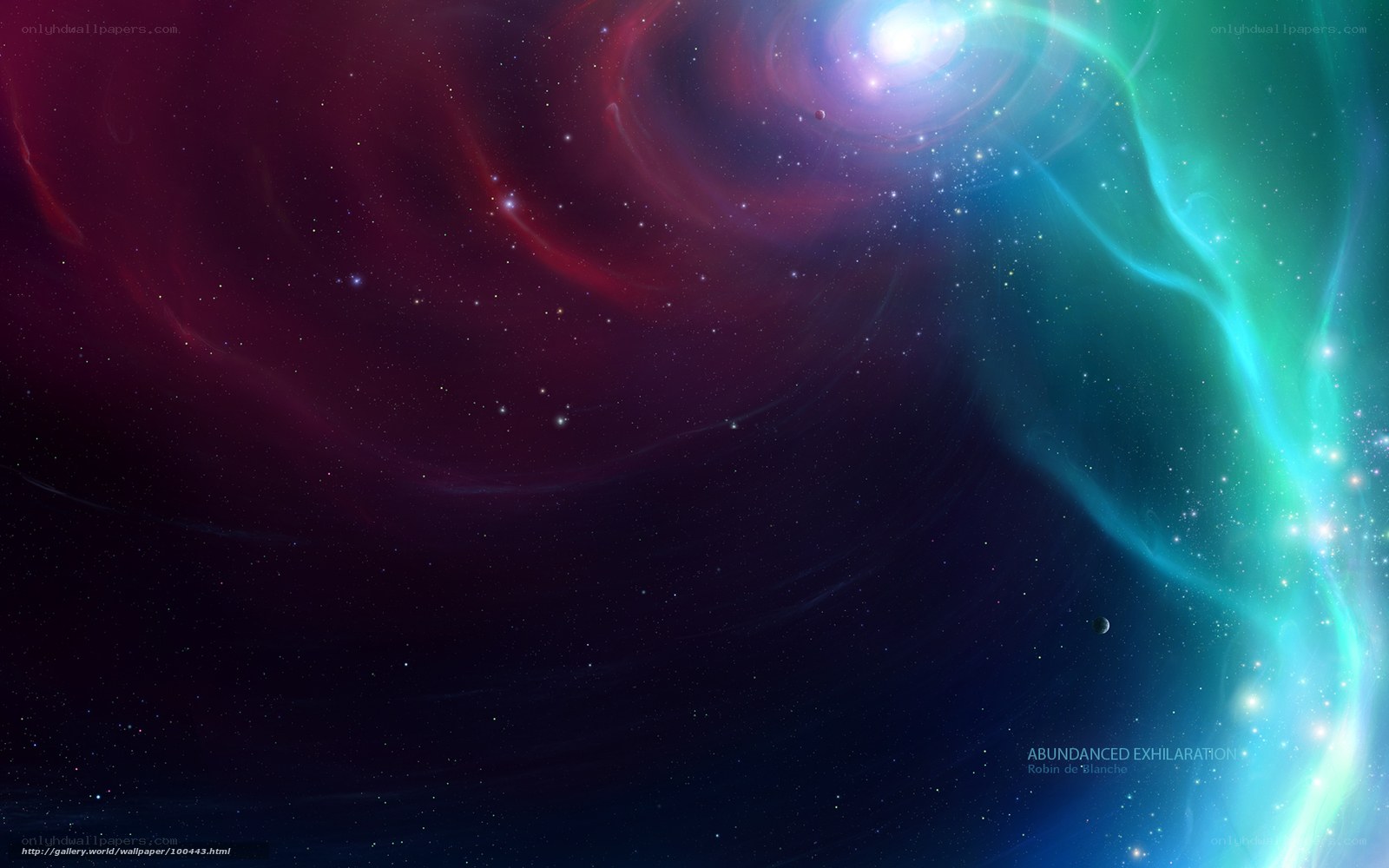 Cosmic Nebula and Stars