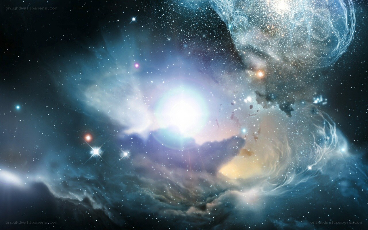 Cosmic Nebula and Stars