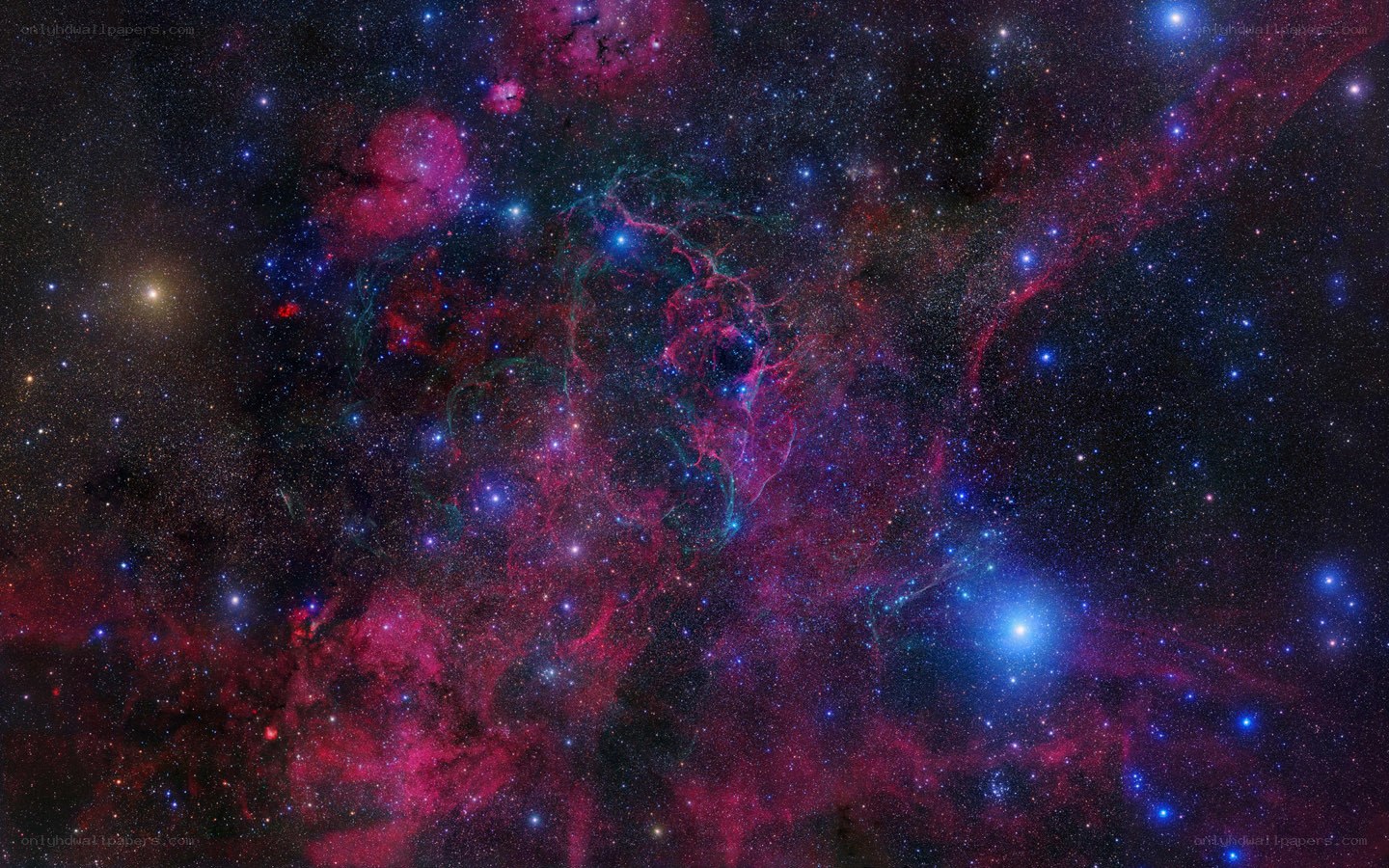 Cosmic Nebula and Stars