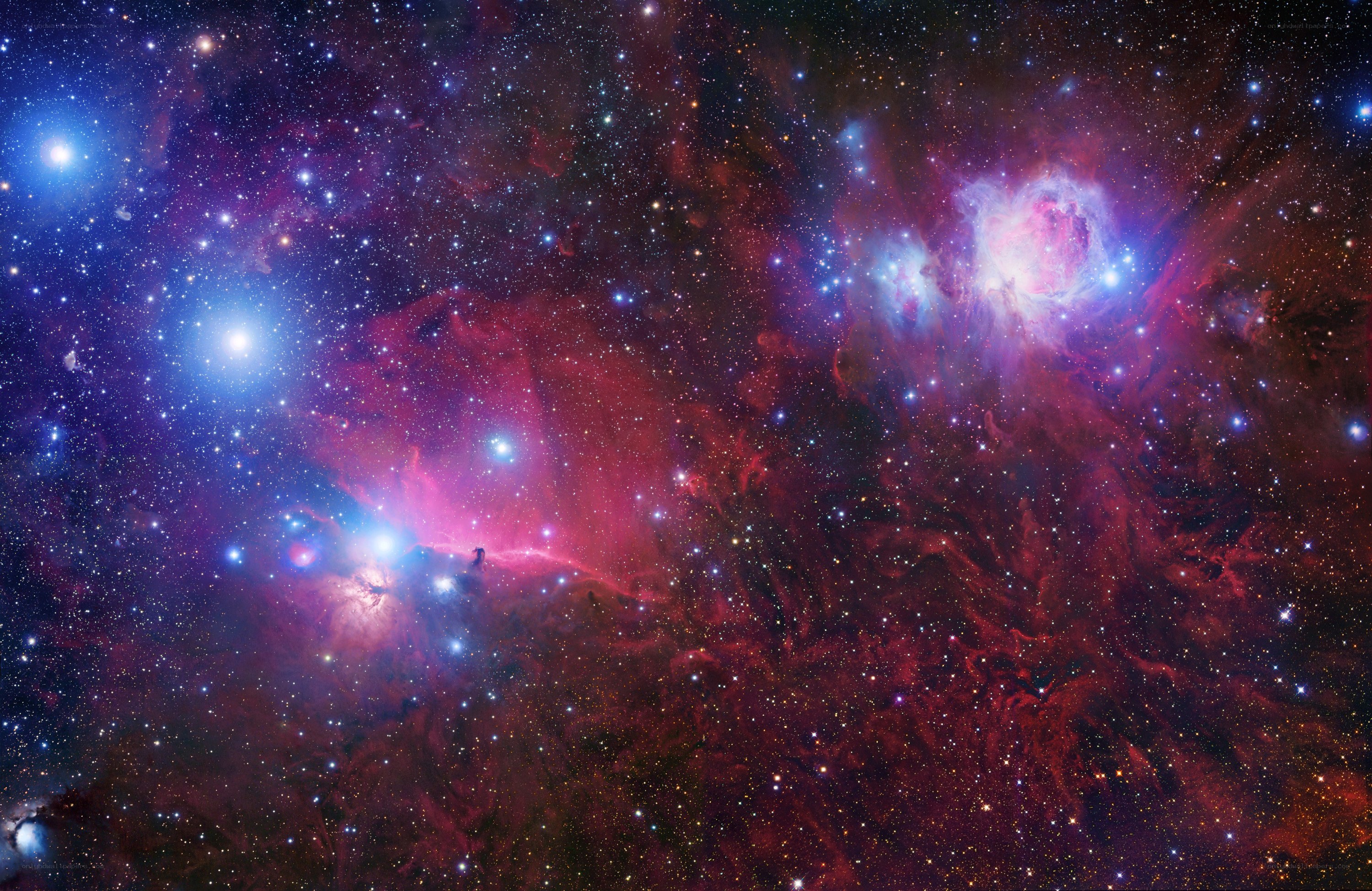 Cosmic Nebula and Stars