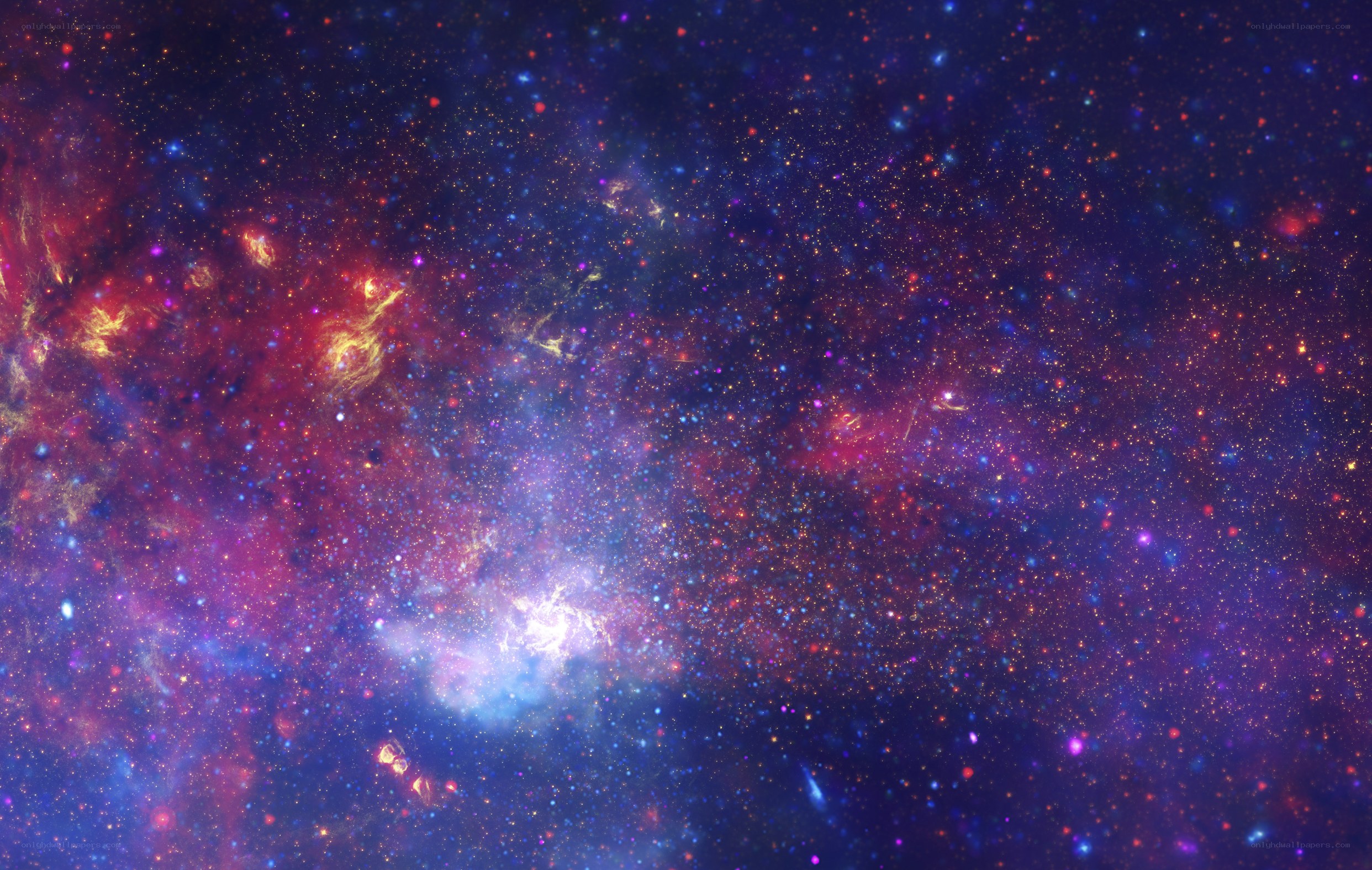 Cosmic Nebula and Stars