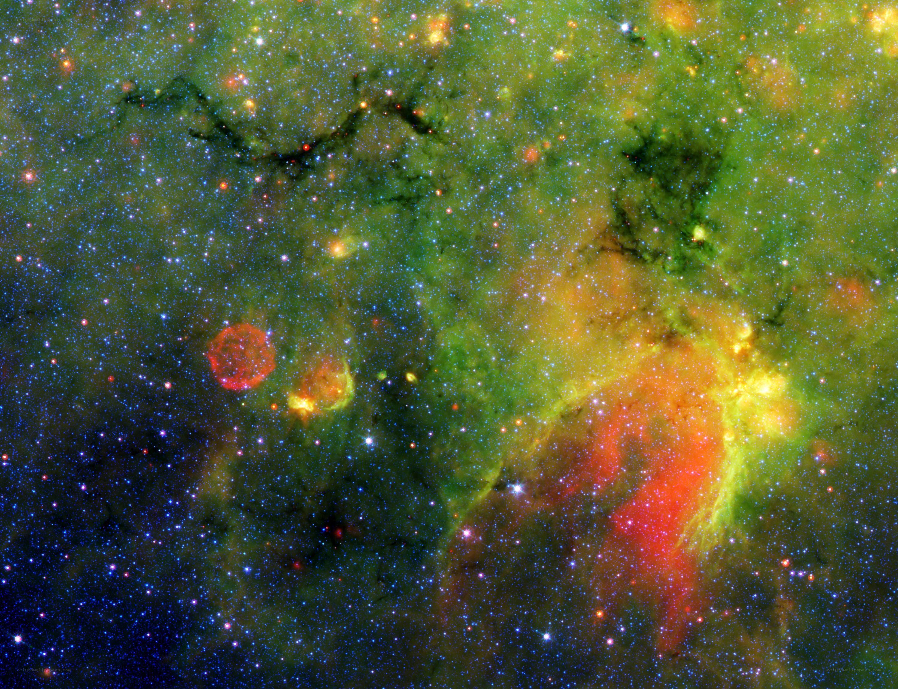 Cosmic Nebula and Stars