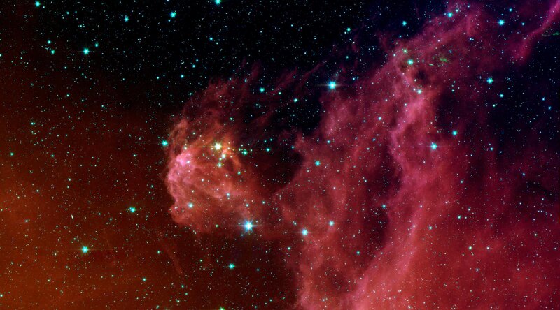 Cosmic Nebula and Stars