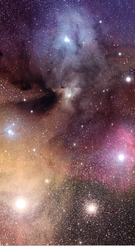 Cosmic Nebula and Stars