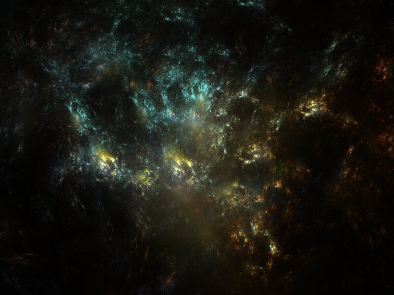 Cosmic Nebula — Black, Dark, Digital Art, Stars, Gas Clouds