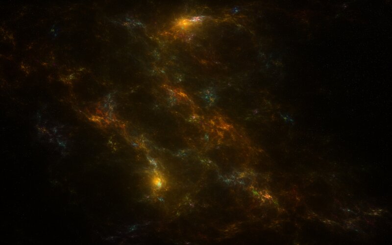 Cosmic Nebula — Black, Dark