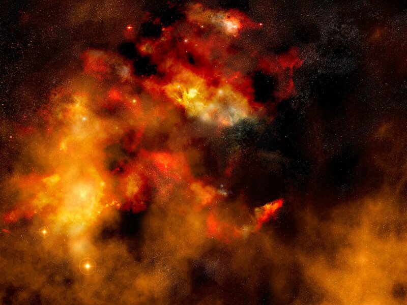Cosmic Nebula Cloud