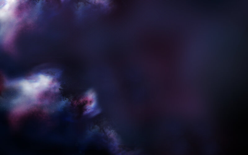 Cosmic Nebula Clouds — Purple