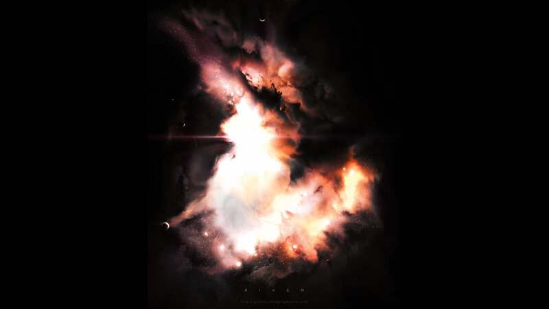 Cosmic Nebula Explosion