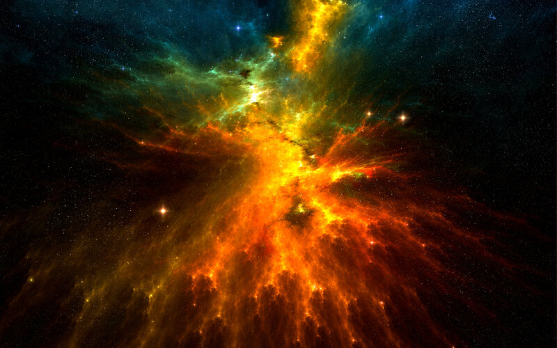 Cosmic Nebula Explosion