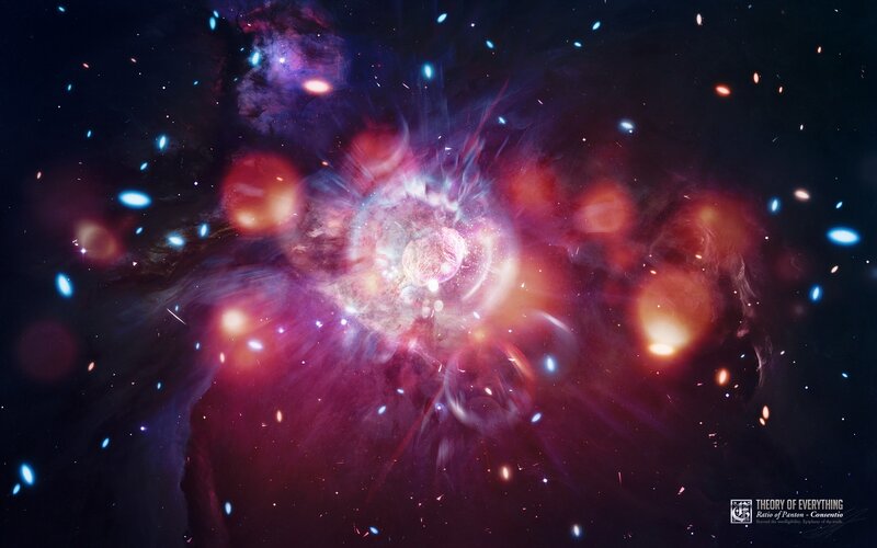Cosmic Nebula Explosion — Purple, Dramatic