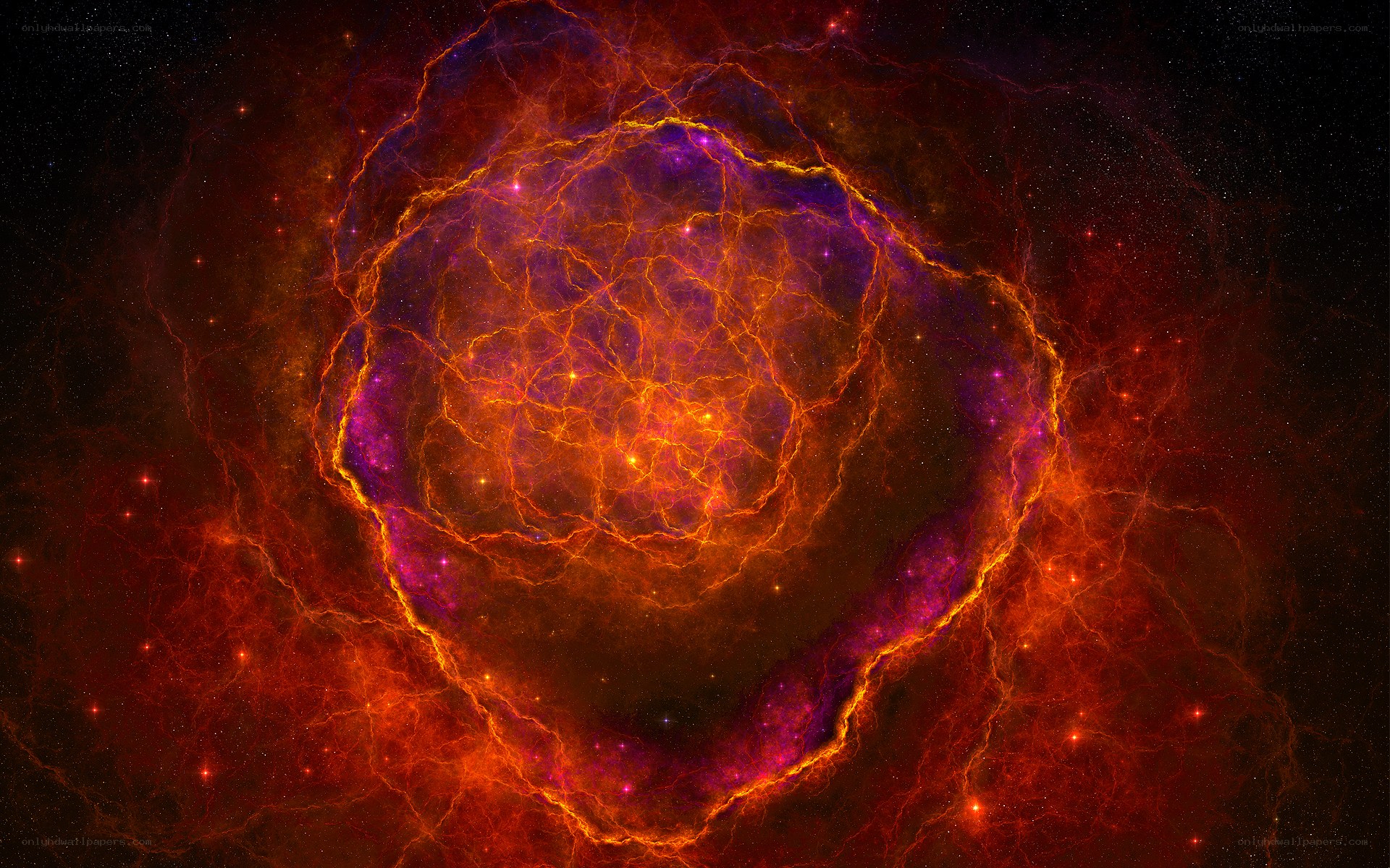 Cosmic nebula formation