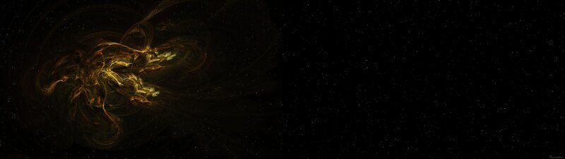 Cosmic Nebula Formation — Black, Dramatic