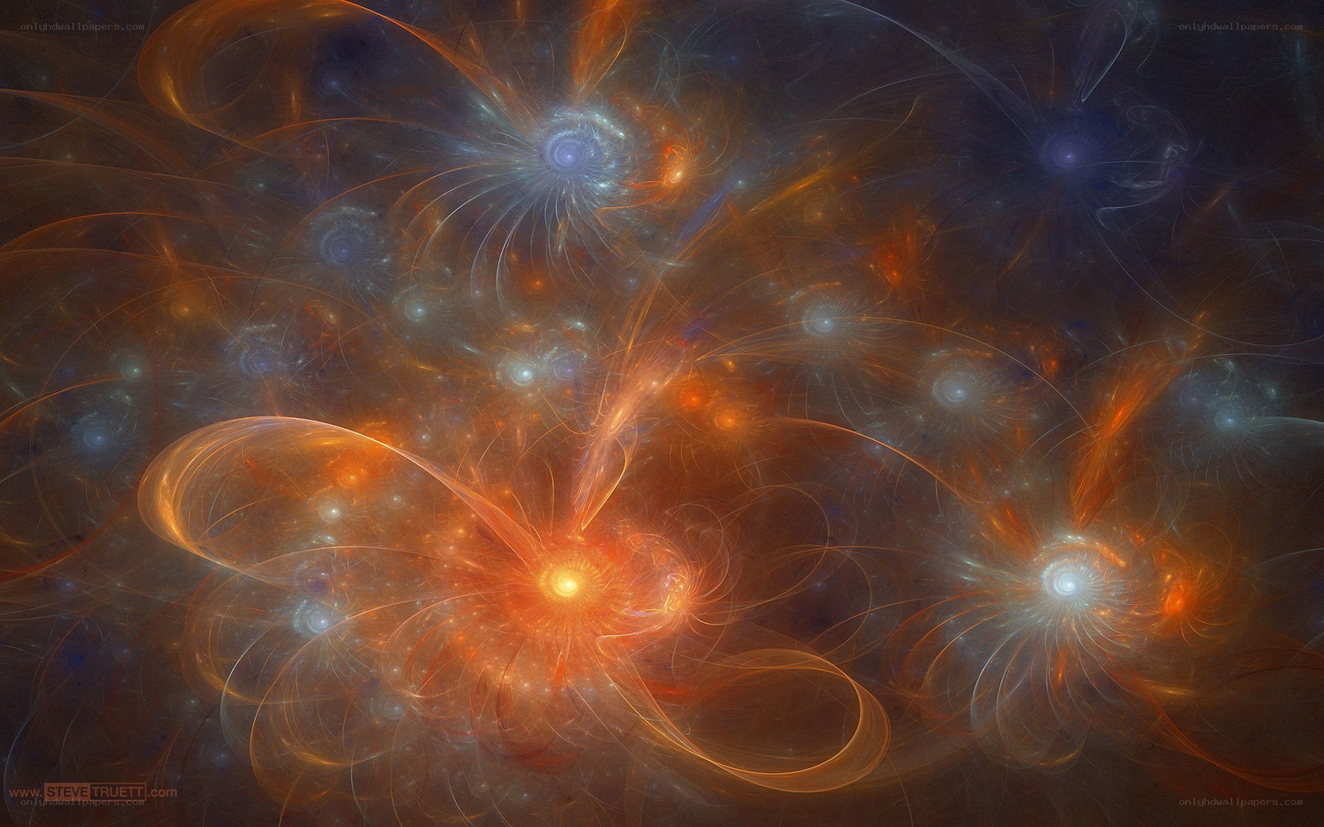 Cosmic Nebula Fractal Art
