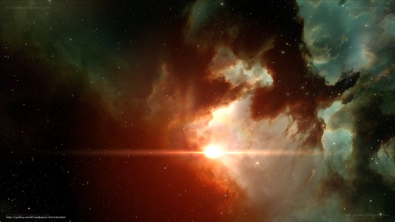 Cosmic Nebula Glow