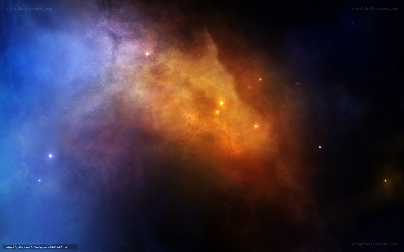 Cosmic Nebula Glow