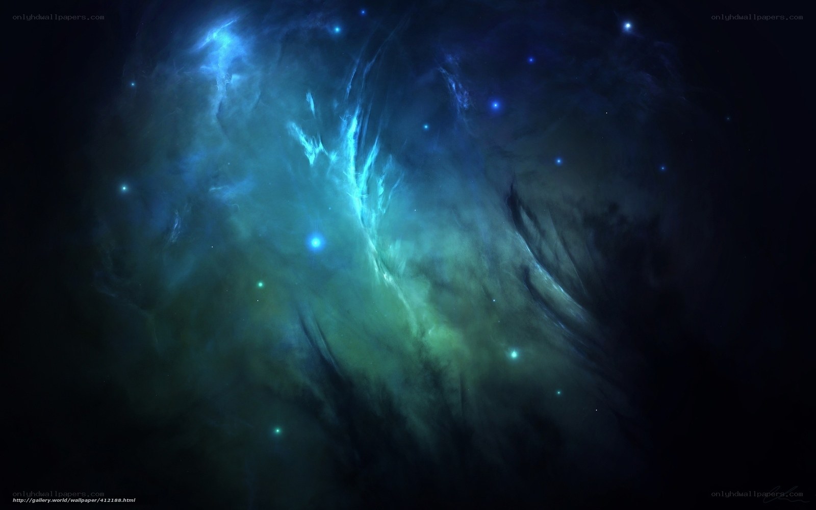 Cosmic Nebula Glow