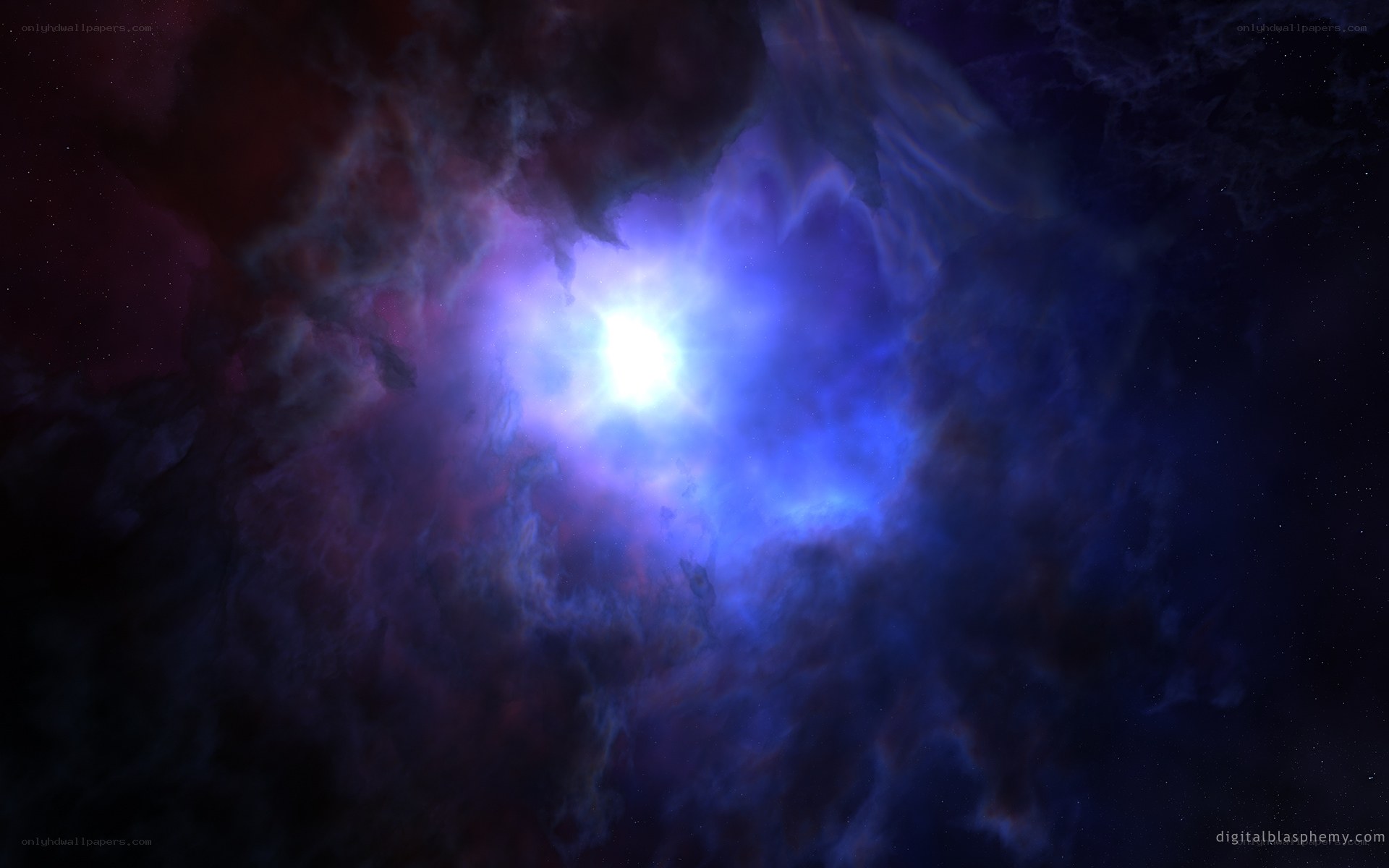 Cosmic Nebula Glow