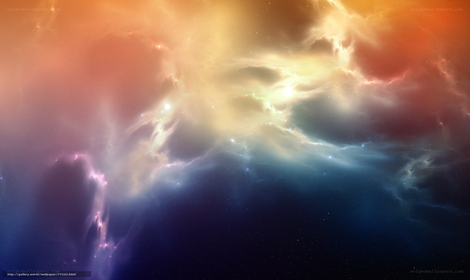 Cosmic Nebula Glow