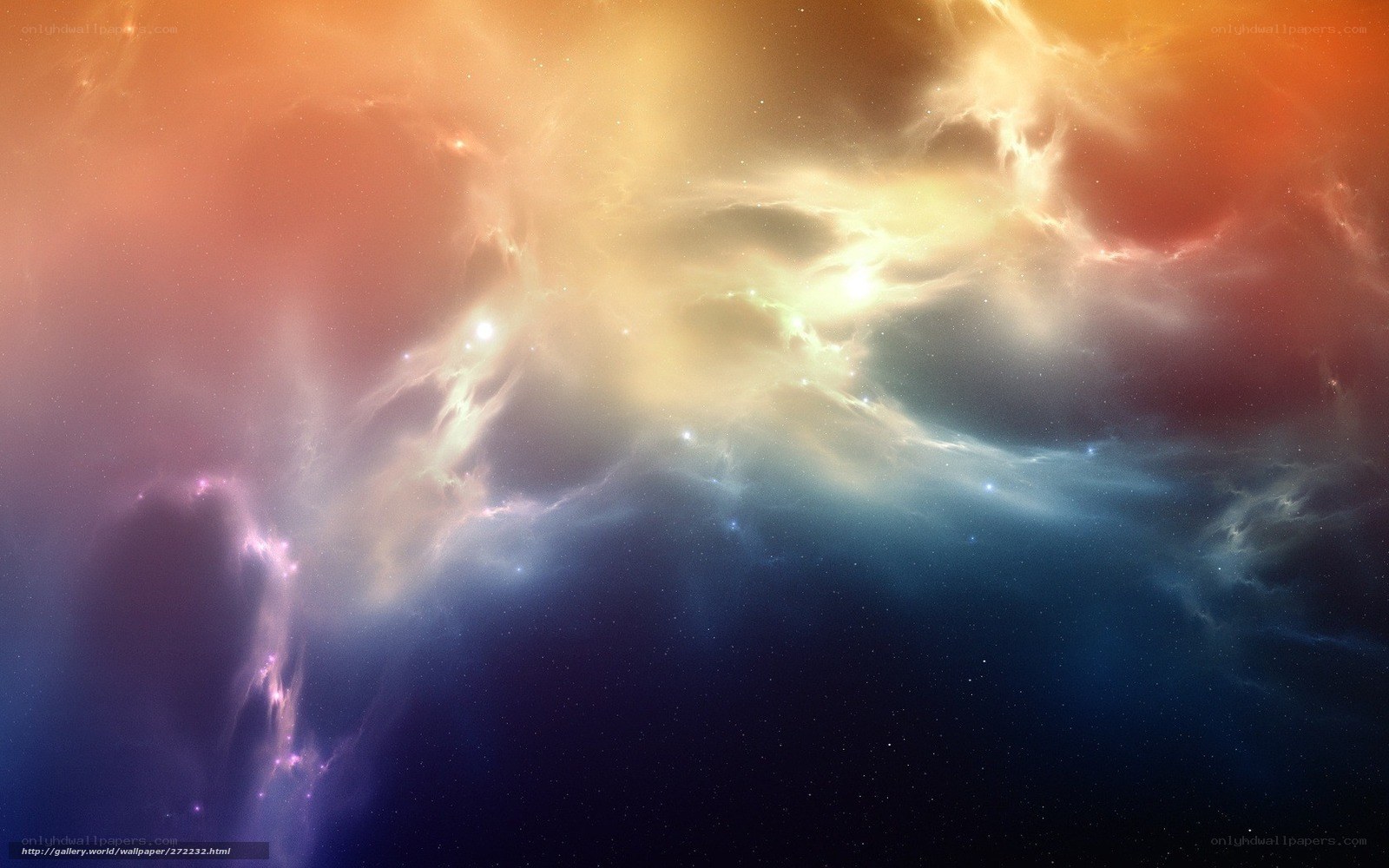 Cosmic Nebula Glow