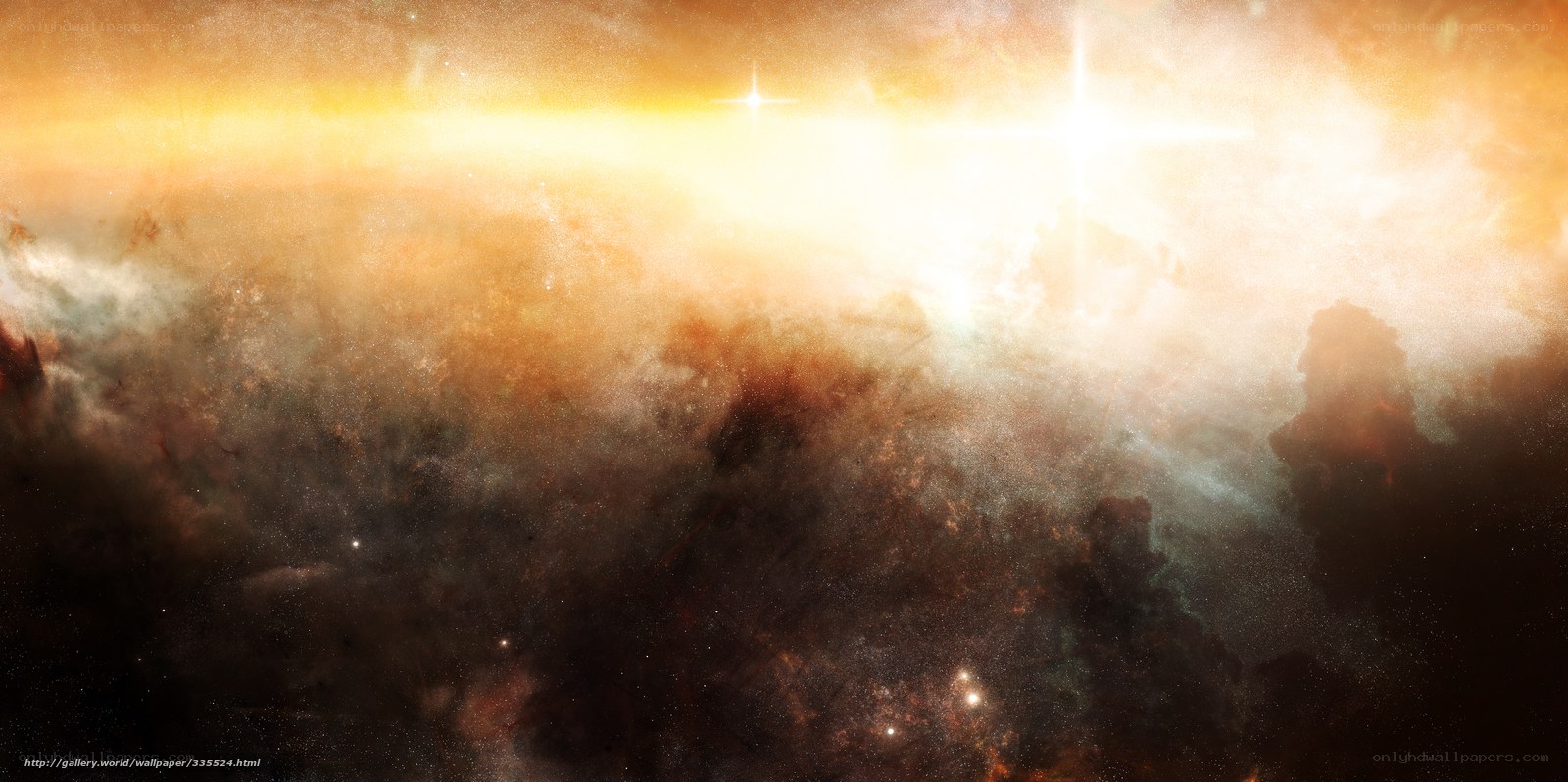 Cosmic Nebula Glow