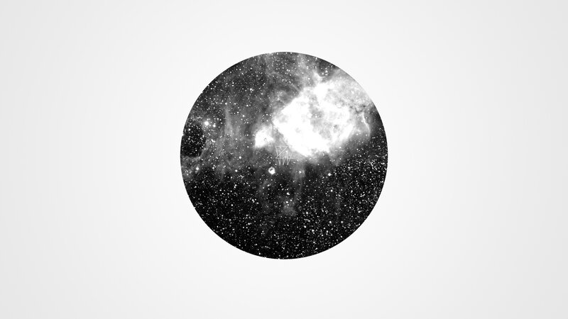 Cosmic Nebula in Circle