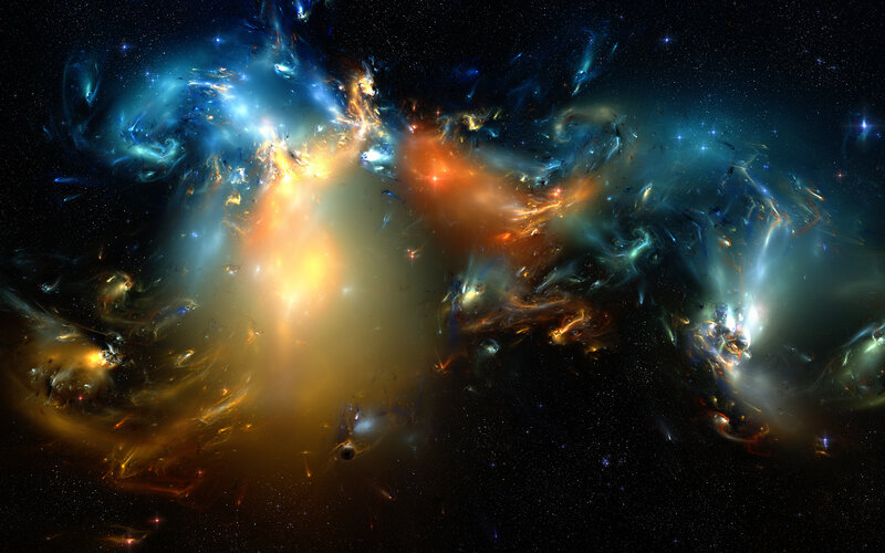 Cosmic Nebula in Deep Space