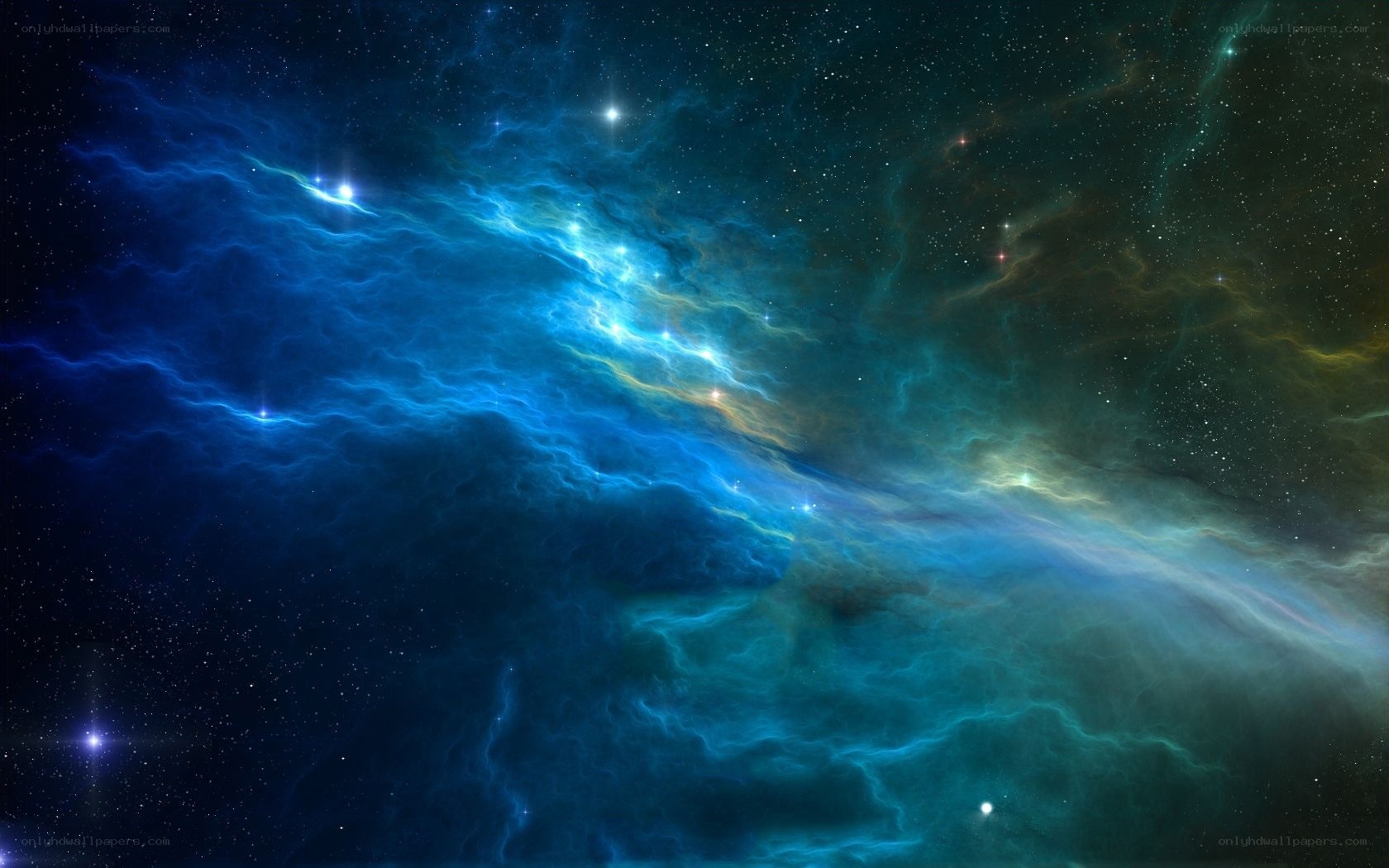 Cosmic Nebula in Deep Space
