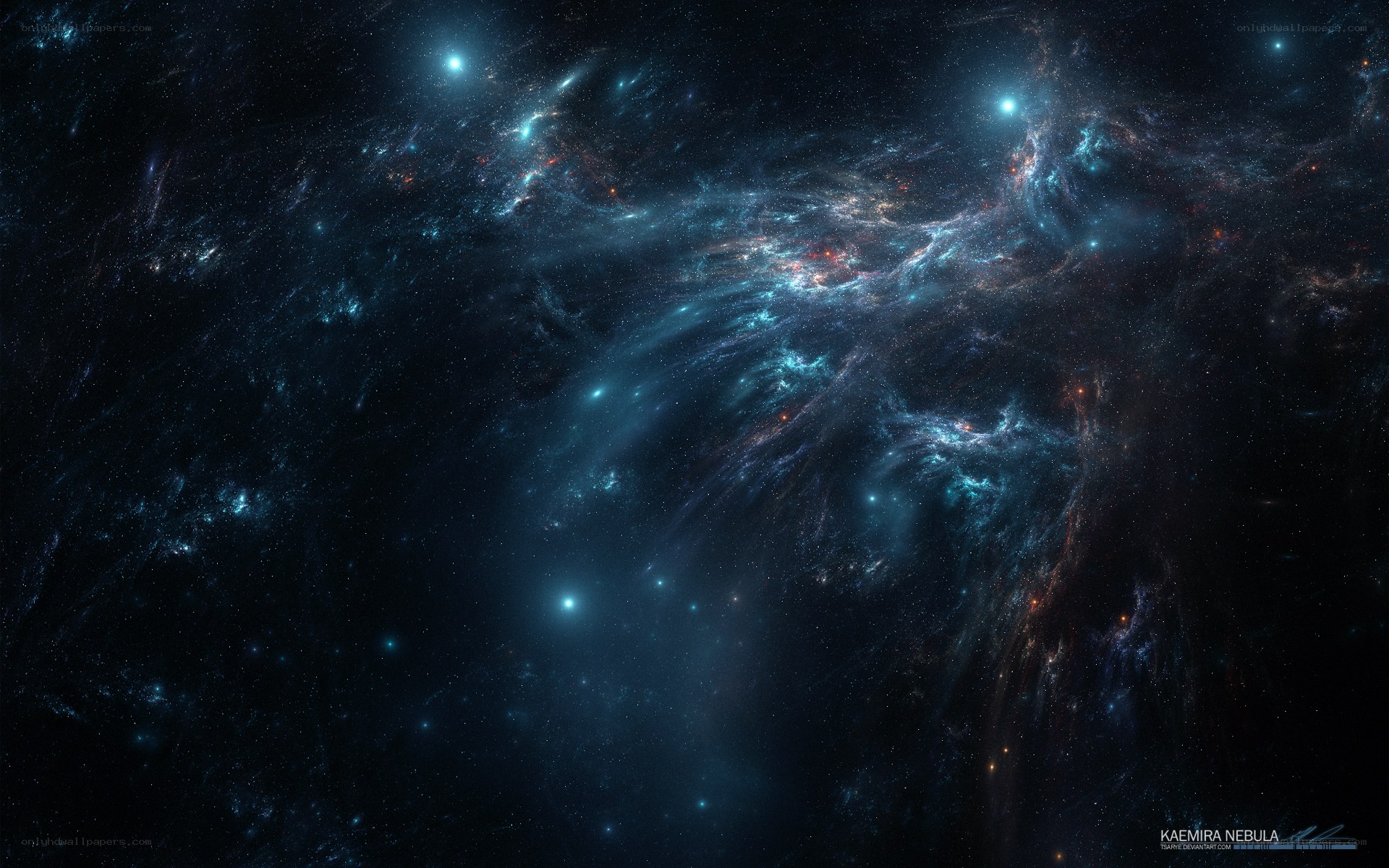 Cosmic Nebula in Deep Space