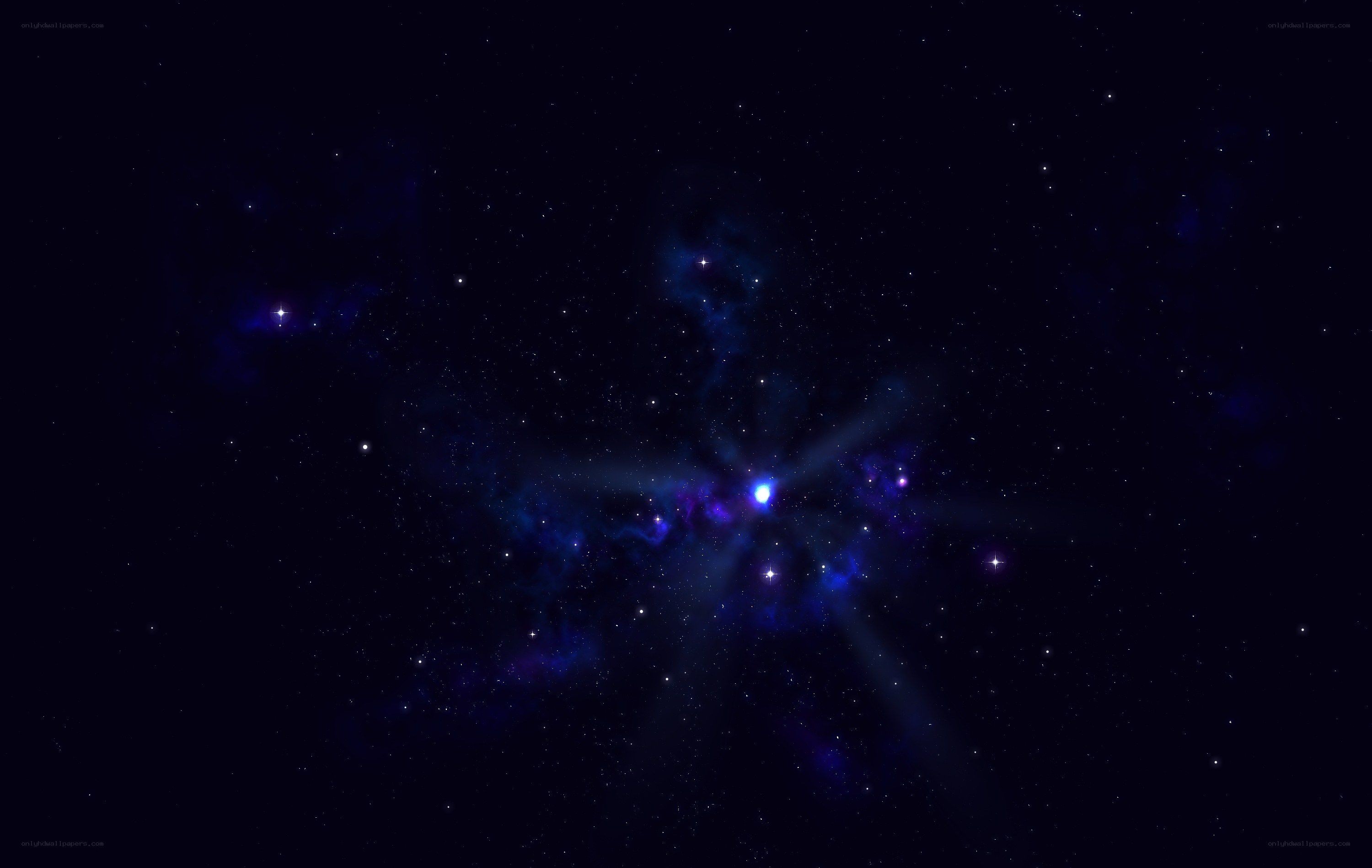 Cosmic nebula in deep space