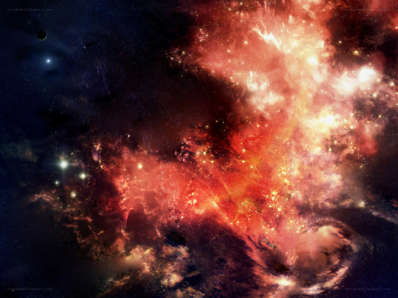 Cosmic Nebula in Deep Space