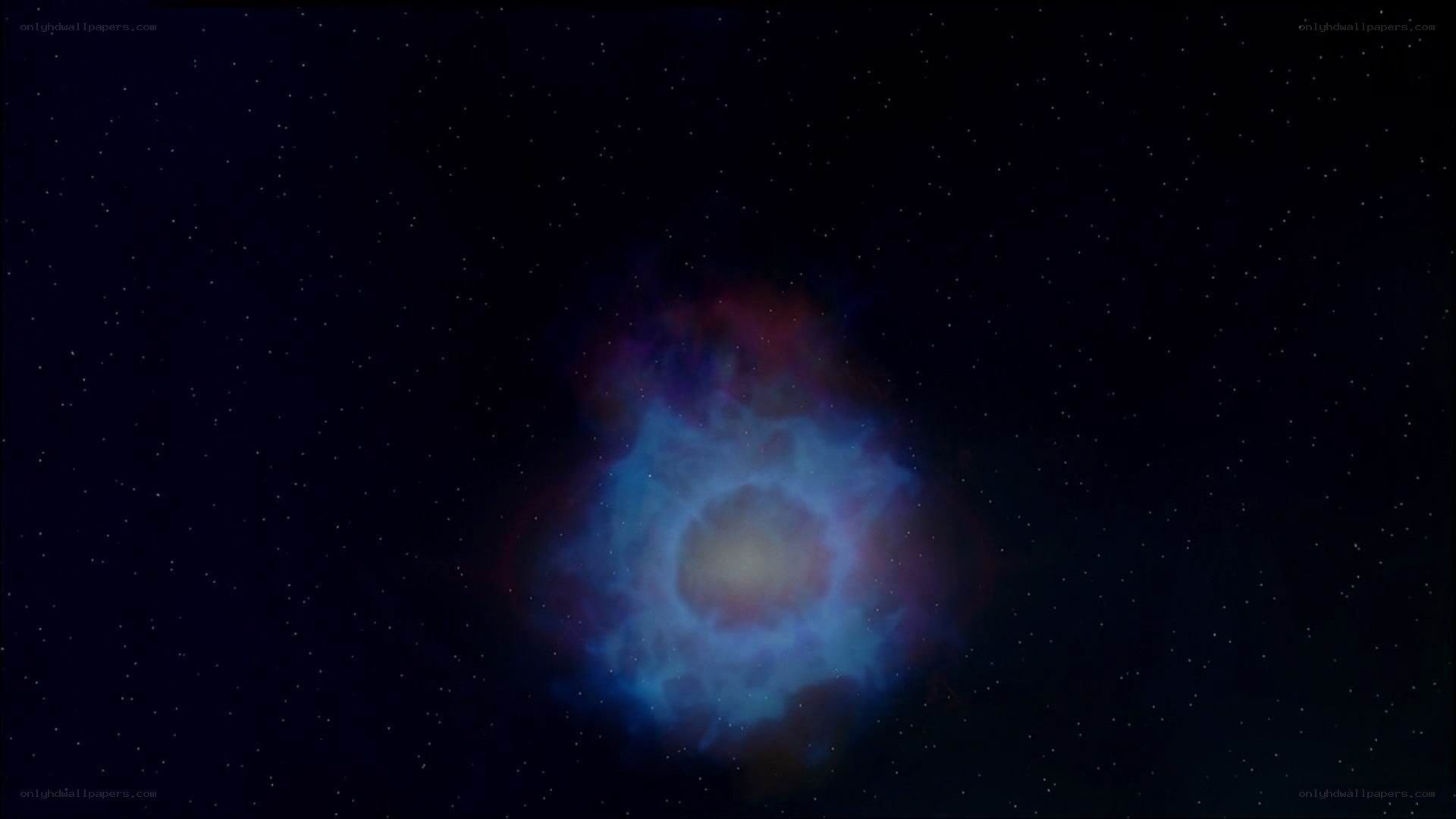 Cosmic nebula in deep space