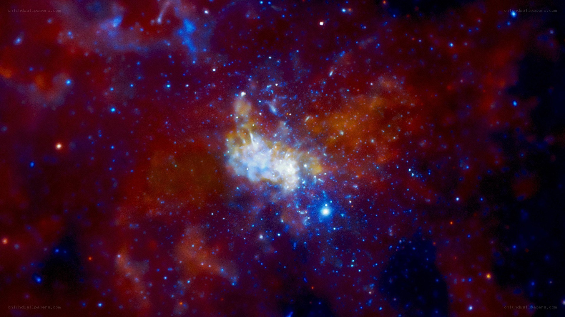Cosmic nebula in deep space