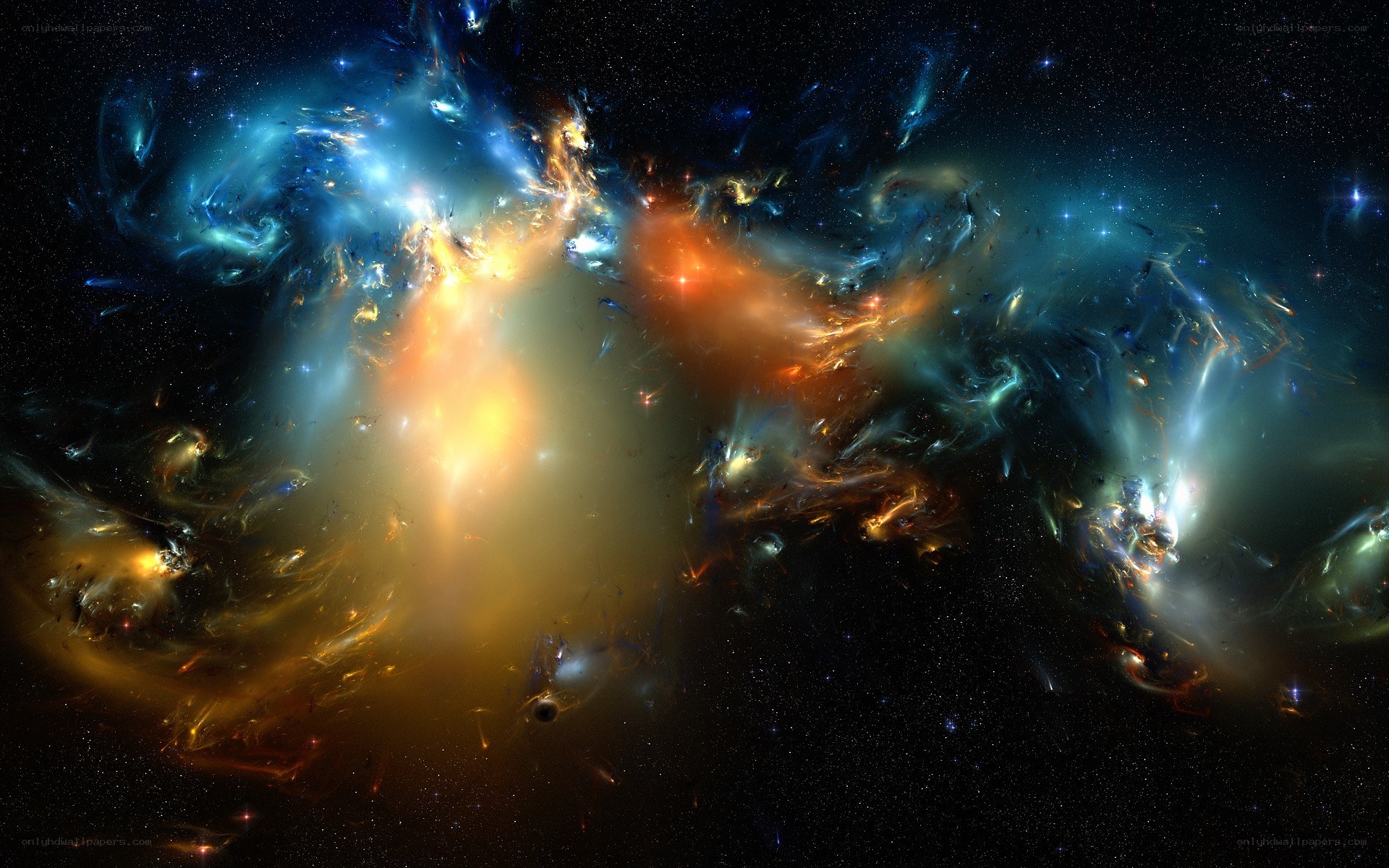 Cosmic Nebula in Deep Space