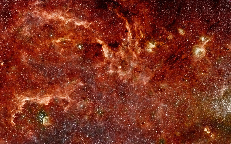 Cosmic nebula in deep space