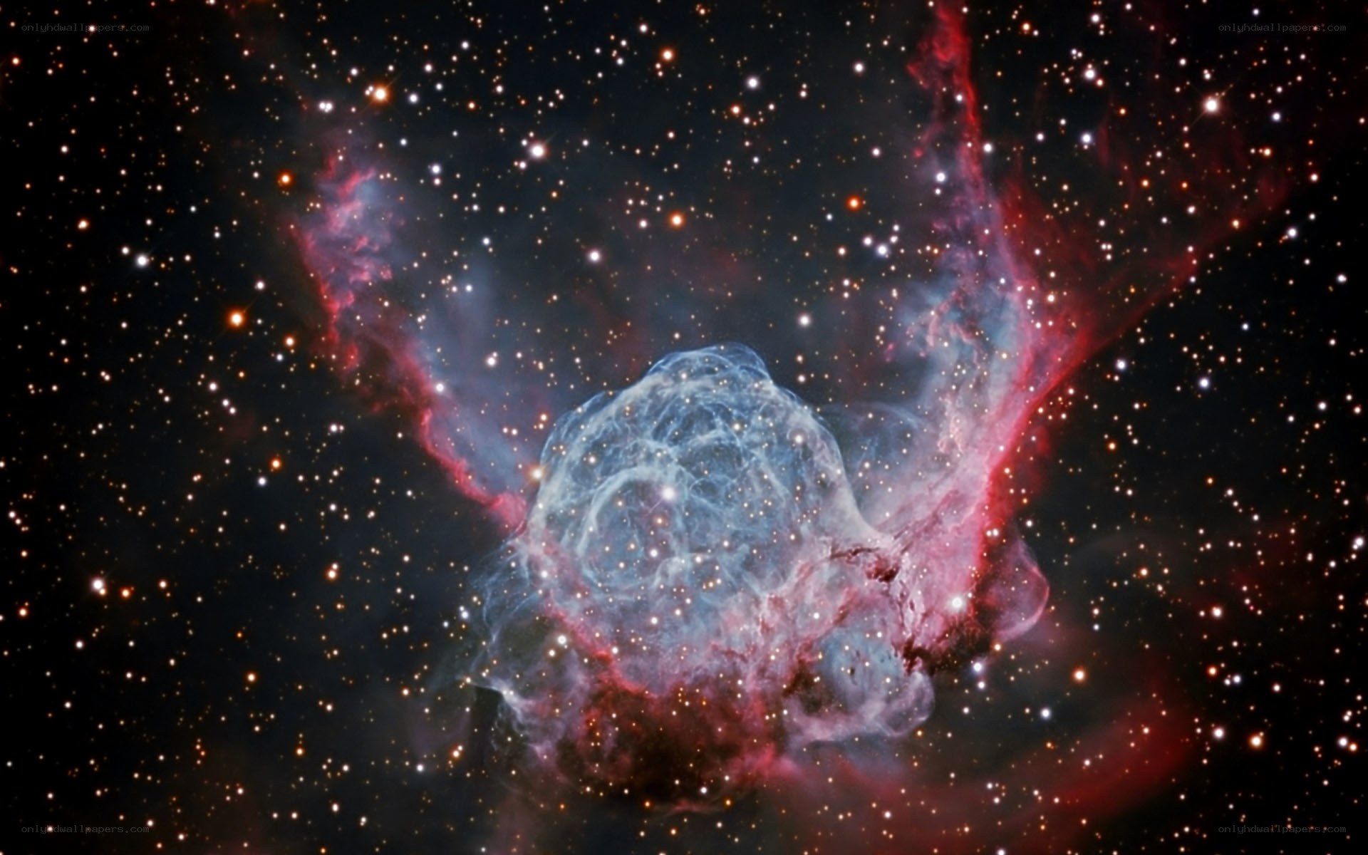 Cosmic nebula in deep space