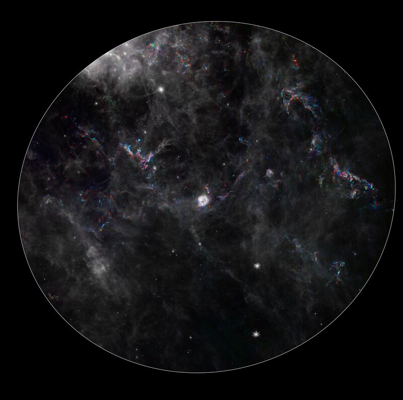 Cosmic nebula in deep space