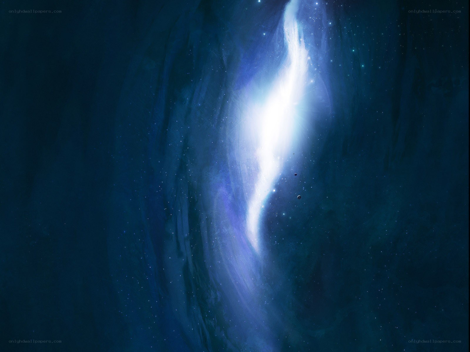 Cosmic nebula in deep space