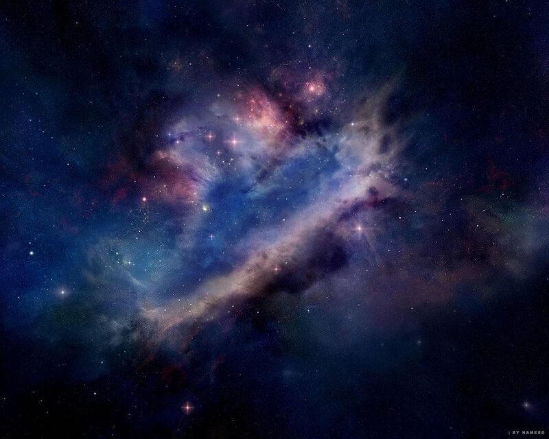 Cosmic Nebula in Deep Space