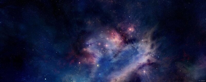 Cosmic Nebula in Deep Space