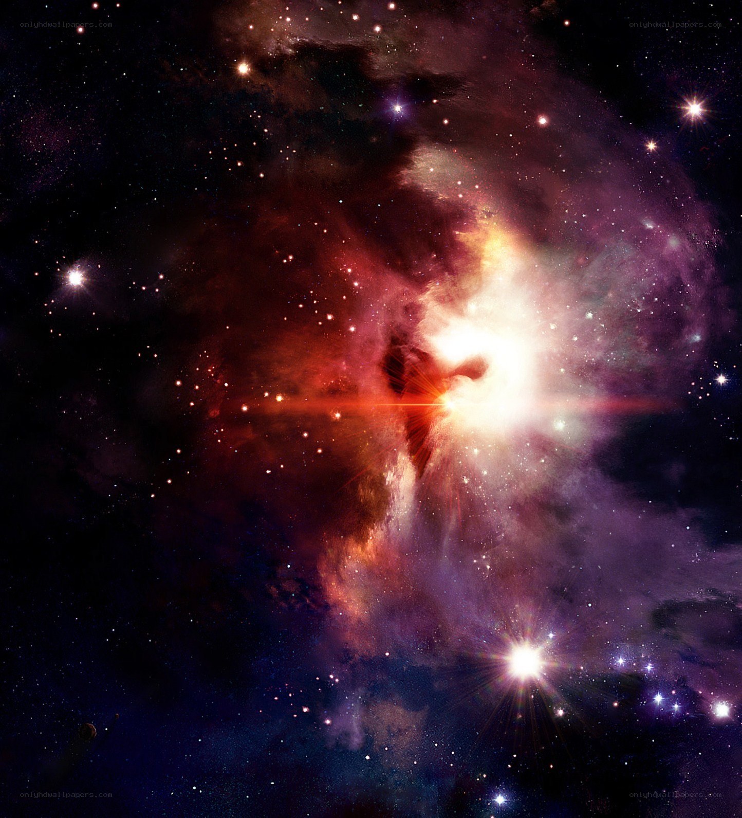 Cosmic Nebula in Deep Space