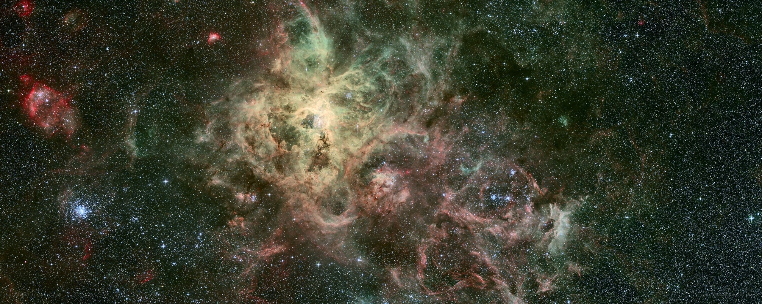 Cosmic nebula in deep space