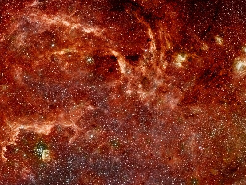 Cosmic nebula in deep space