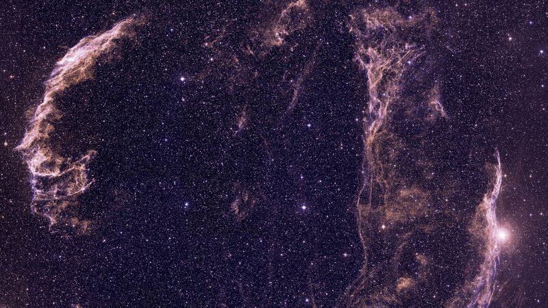 Cosmic nebula in deep space