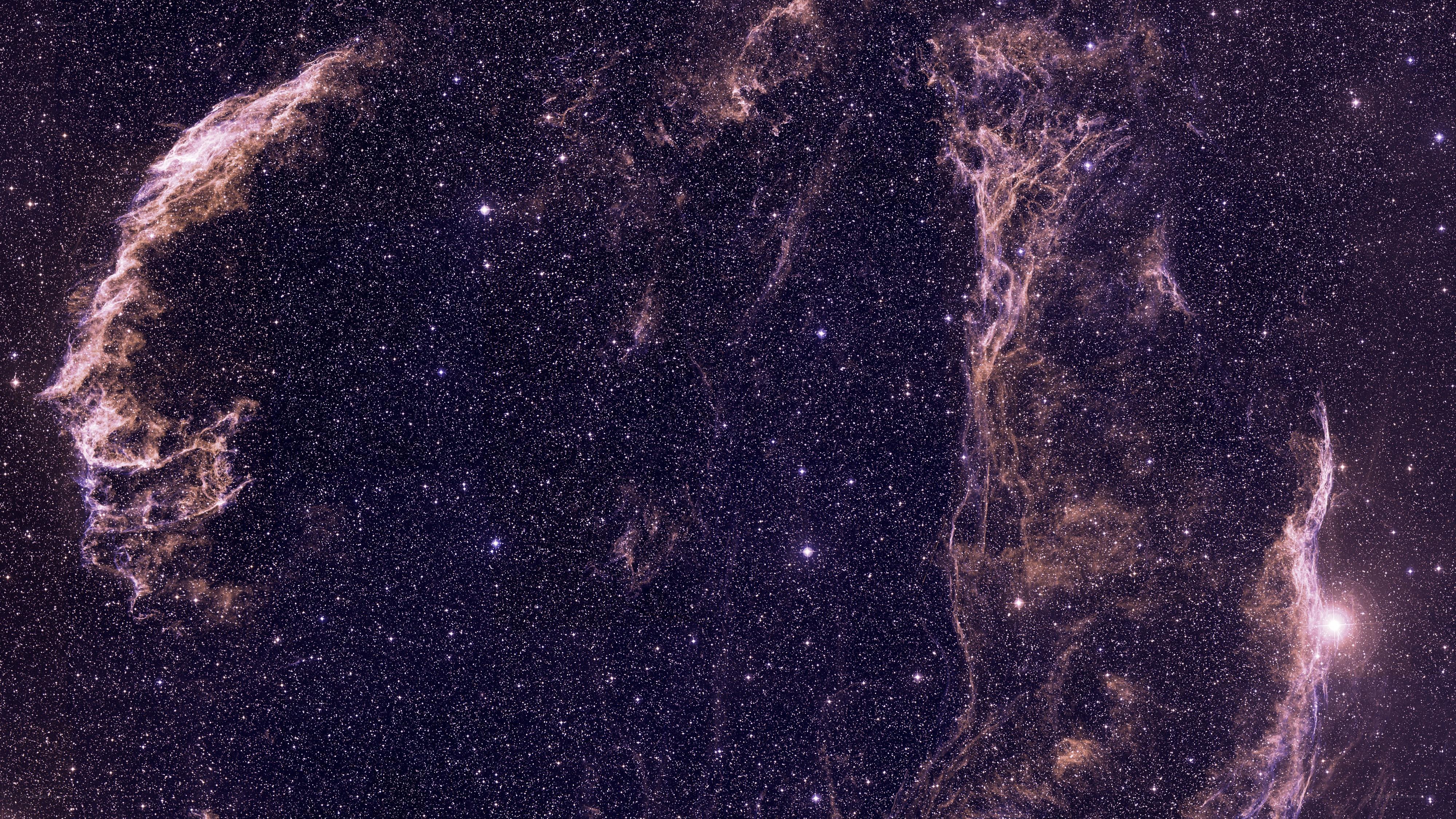 Cosmic nebula in deep space