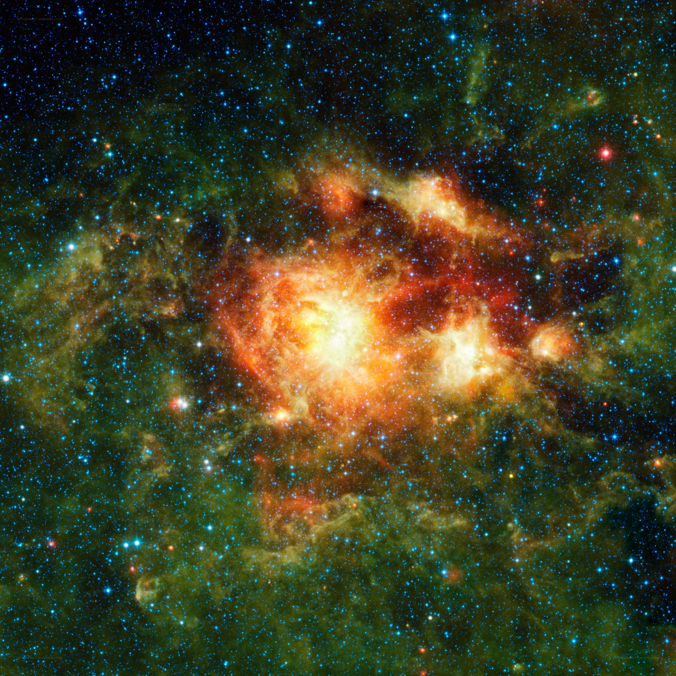 Cosmic nebula in deep space